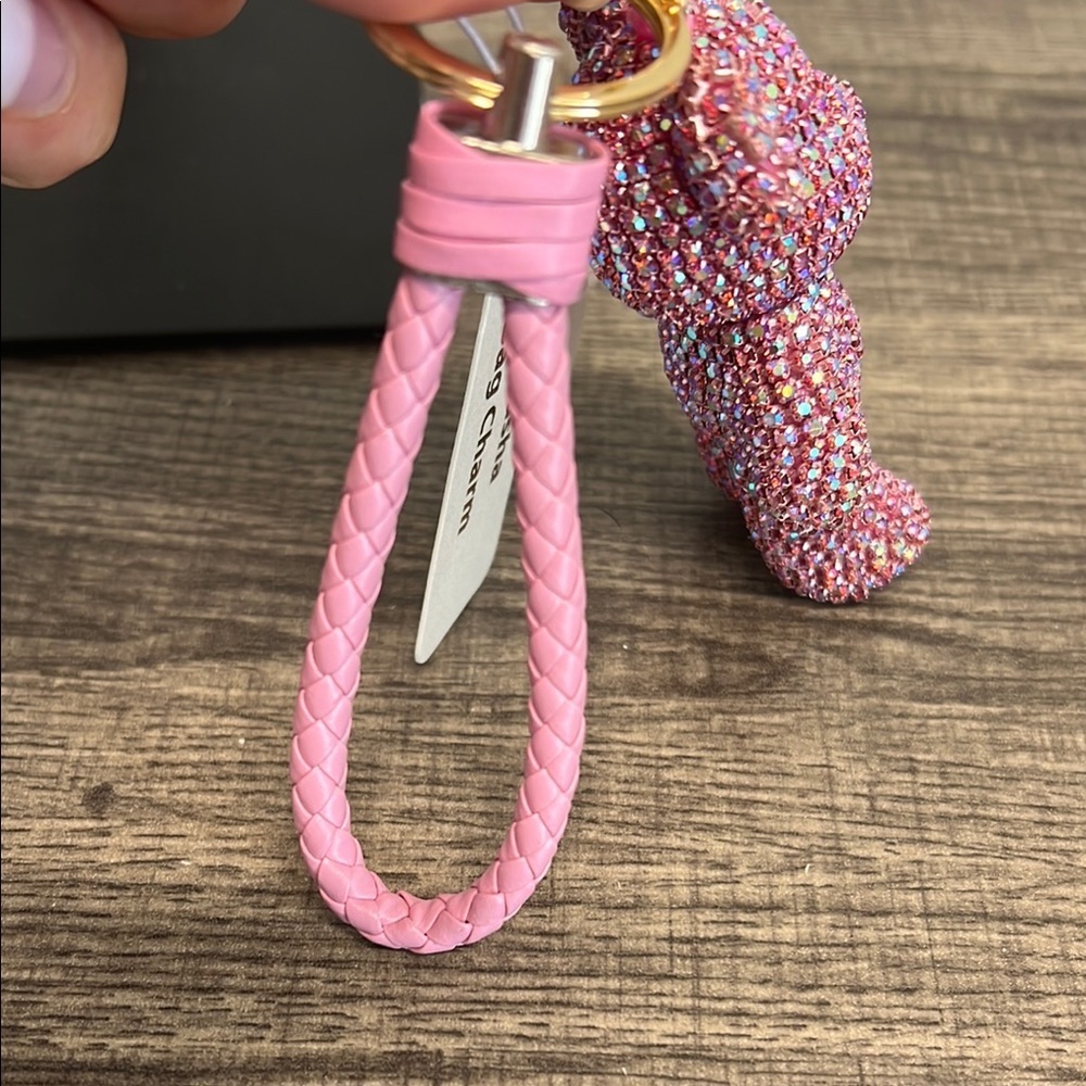 Pink Glitter Bear Bag Charm ✨💖 - Picture 6 of 6